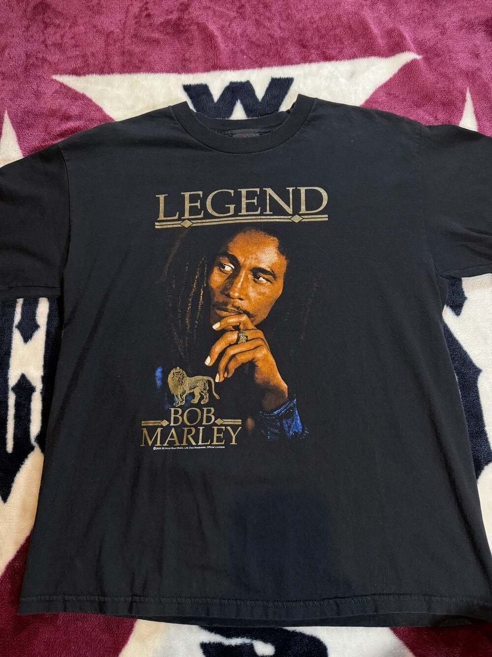 2005 Zion Rootswear Bob Marley Legend Graphic T-Shirt